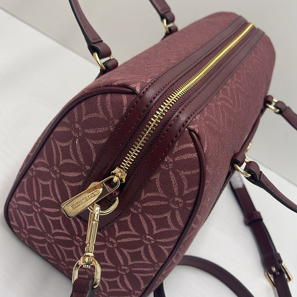 MICHAEL KORS JST TRAVEL MEDIUM DUFFLE SATCHEL SHOULDER CROSSBODY BAG MK … - Picture 6 of 16